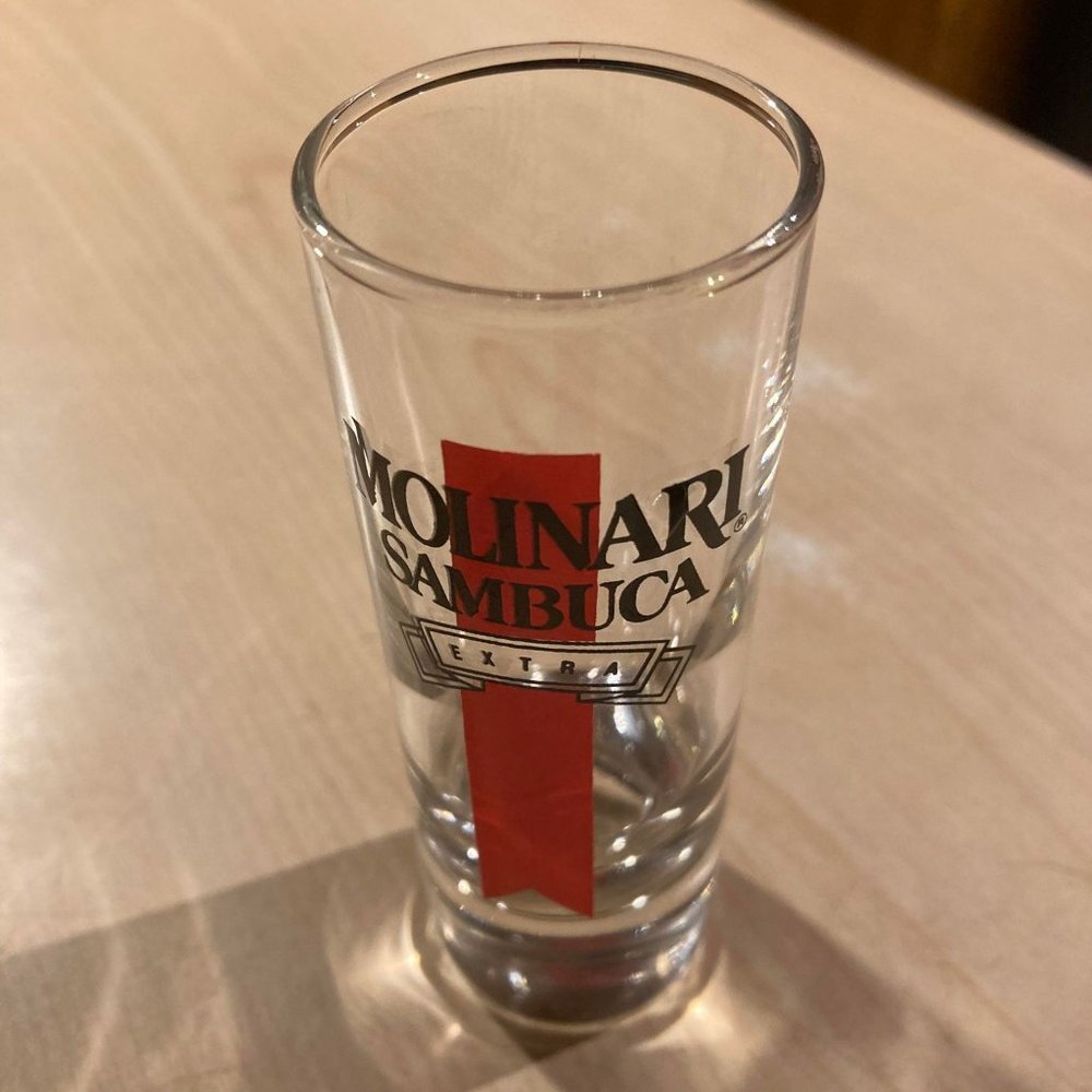 Molinari Sambuca Extra Shot Glass 4''